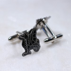 custom photodome printed toggle closure cufflinks