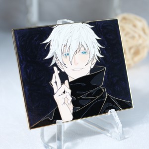 Directory Factory Custom Swirl Pearl Anime UV Printing Hard Enamel Pin