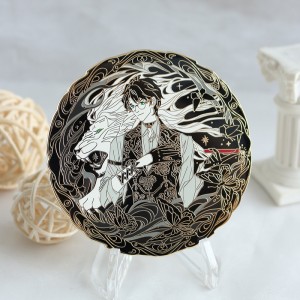 custom gold plated anime hard enamel pin