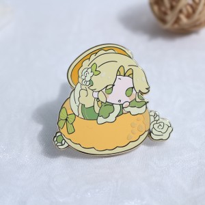 custom cute anime character uv printing hard enamel pin
