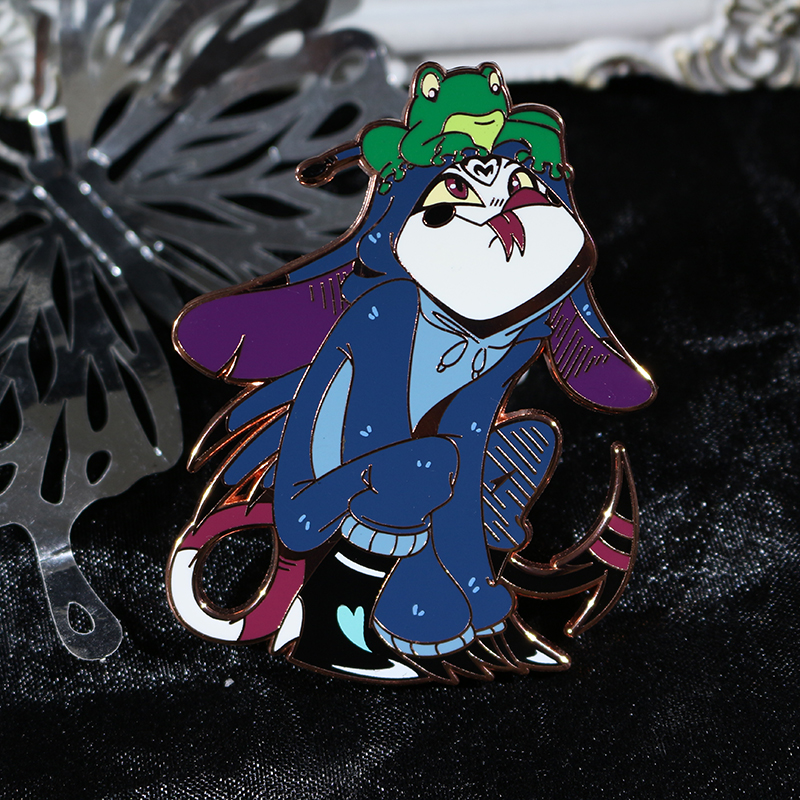 custom screen printing anime hard enamel pin