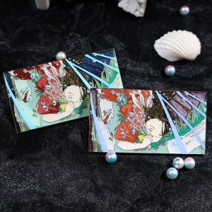 custom cat eye transparent with sandblast silk printing soft enamel pin with epoxy