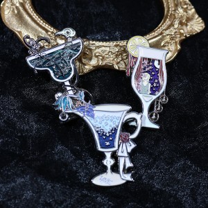 Custom Transparent Polarizing Light Effect Soft Enamel Pins