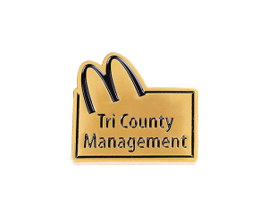 McDonalds’ gold soft enamel pin