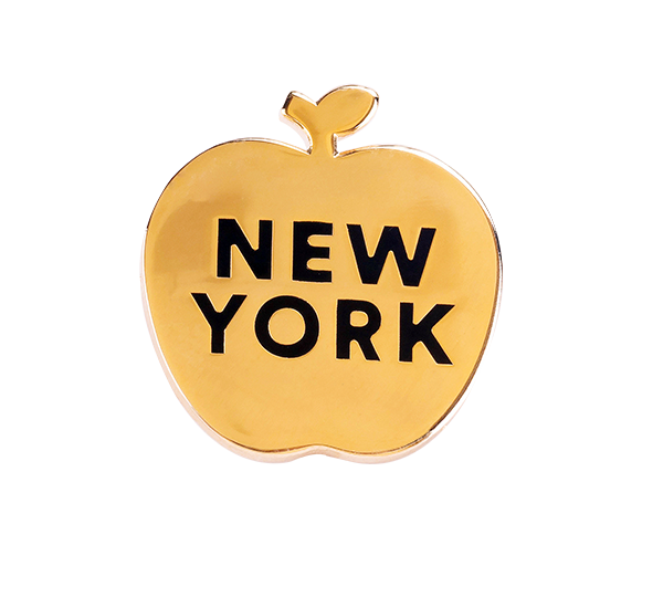 Big apple Nork York lapel pin Featured Image