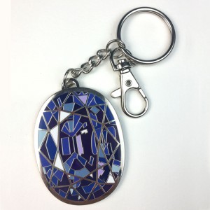 Pabrika nga wholesale custom keychain designer 2d 3d soft enamel letter ngalan sa kompanya logo porma keyring zinc alloy metal key chains