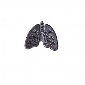 China Manufacturer Wholesale Promotional Enamel Pin Gift Fine Fashion Logo Offset Printing Lapel Custom Lung Pin
