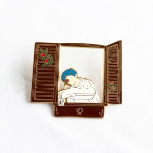Profession custom pin customize pendant soft enamel pins withe logo no moq