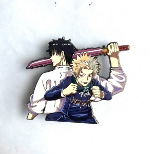 Anime Enamel Pins Lapel Pins With Screenprint Manufacturer Wholesale Metal Badge Custom Hard Enamel Lapel Pin