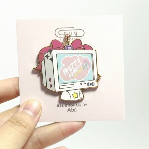 High Quality Direct Factory Cartoon Figure Customization Hard Enamel Pin