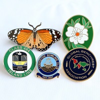 animal and plant pins