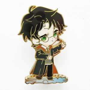 Spilla di Fornitore di Pin à l'Ingrossu Anime Logo Bulk Lapel Pin Badge Fabbricante Metal Custom Custom Soft Soft Hard Smalt Pin