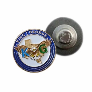 OEM Metal Pin Badge Manufacture Cartoon Logo Enamel Custom Pin with Magnet