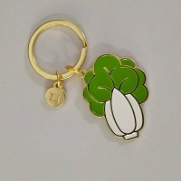 cabbage keychain