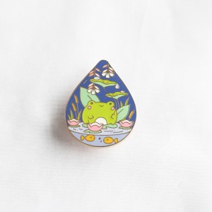 China Precision Mtengenezaji Custom Metal Sumaku Blank Ngumu Laini Laini Lapel Pin