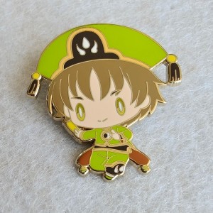 a chibi – style character cute hard enamel pins sailor suit cartoon badges