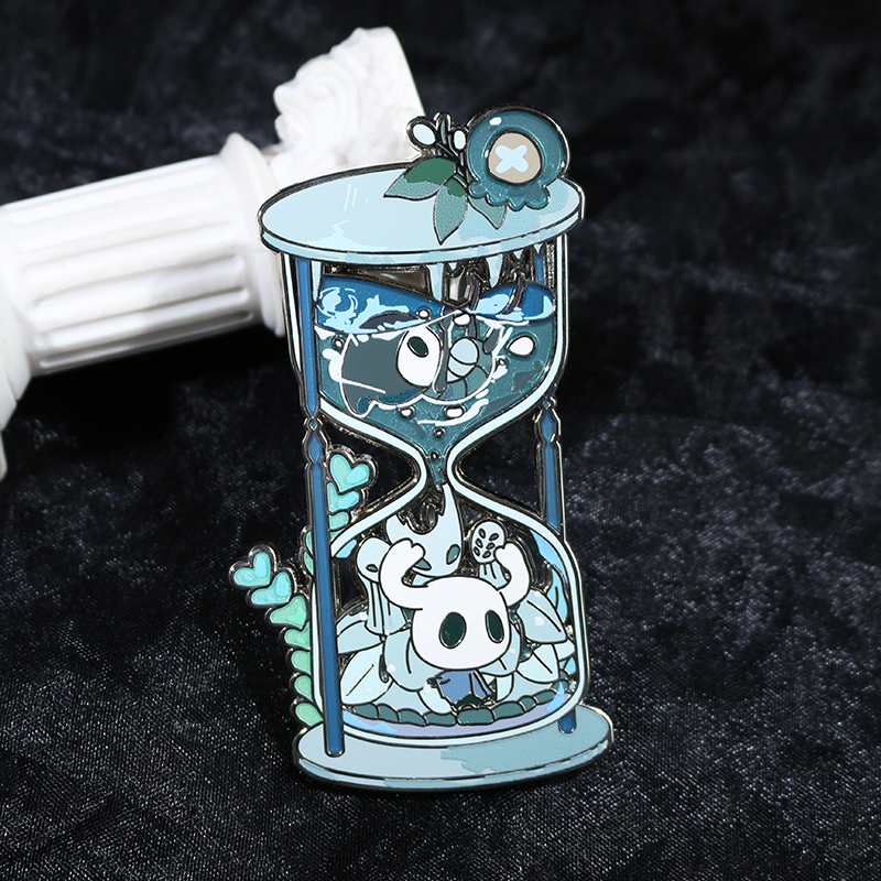 custom layer and transparent uv printing game Hollow Knight hard enamel pin