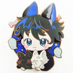 Fa'atau A'oa'o Leai La'ititi Fa'aigoa Pini U'amea Fa'atauina Iila Brooch Anime Malosi Inamel Pin Ma'ale'ale Lapel Fa'ailoga Faumea Fa'amea Fa'ailoga