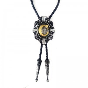 Western Cowboy Metal Custom Bolo Tie, Native Indian Rodeo Western Cowboy Bolo Tie