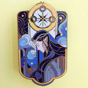 Dostosuj 3D Metal Anime Brokat Lapel Pin Luzem Miękkie Twarde Emaliowane Szpilki Odznaka Urocza Dziewczyna z Kreskówki Różowe Złoto Niestandardowa Emaliowana Szpilka