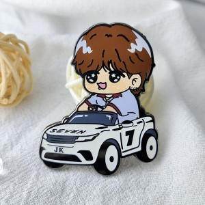 Wholesale Pin Metal Pins High Quality Factory Custom Metal Soft Enamel Paʻa Paʻa Paʻa Lapel Pin