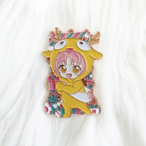 Maker Custom Design Your Own Logo Die Cast Cartoon Anime Badges Cute Enamel Metal Pins for Clothes