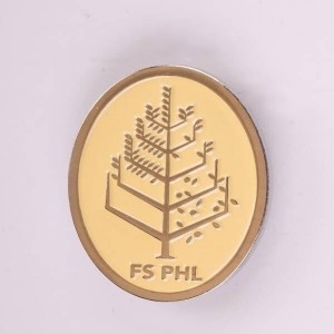 FS PHL tree logo oval soft enamel badges hat deco pins