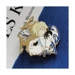 Professional Manufacturer Custom High Quality Hard Anime Enamel Pin Badge Popular Metal Lapel Pins