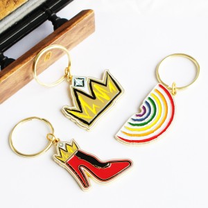 Wholesale Personalized Keychain Accessories Custom Logo Safety Sneaker Key Chain