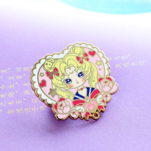 Custom Fashion Soft Enamel Anime Brooch Lapel Pin No Minimum Personalized Logo Custom Enamel Pin