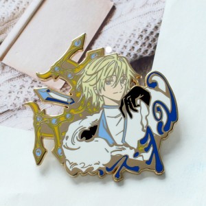 Kunshan Sliver Plating Hard Enamel Lapel Pins Custom Fantasy Pin