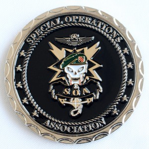 High Quality Customized Emboss Enamel Metal Medal and Army Souvenir Challenge Customer Coin