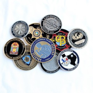 Kunshan China Manufacturing Wholesale Custom Company School Logo Metal Antique custom coast guard Challenge Coin