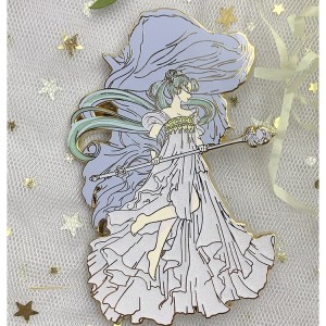 China No Minimum Pin Factory Supplier Metal Badge Brooch BT S Kpop Anime Glitter Pearl Lapel Pin