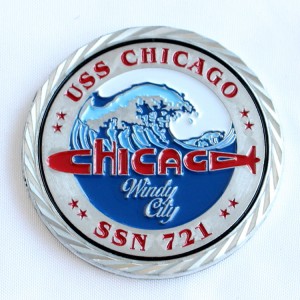 Custom Made Gold Plated Enamel Souvenir Challenge Coin