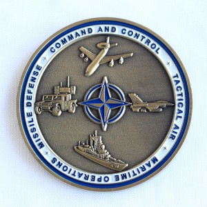 China Factory High Quality Custom Enamel Metal Military Challenge Coin