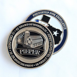 Wholesale Promotional Gift Souvenir Metal Military Challenge Coin