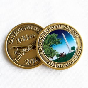 Produkcja pamiątek Tłoczenie metalu Stare antyczne monety mosiężne Puste niestandardowe monety okolicznościowe