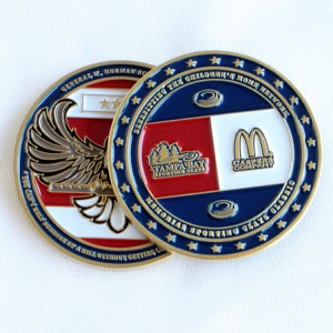 Custom Zinc Alloy Souvenir Air Force Coin for Military Wholesale Challenge Metal Souvenir Coin Gold