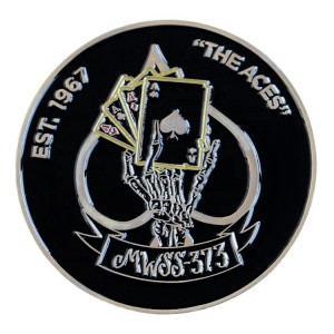 Custom Zinc Alloy Souvenir Air Force Coin for Military Wholesale Challenge Metal Souvenir Coin Gold