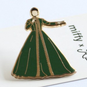 Kunshan Splendid craft Factory Manufacturer Soft Hard enamel pin with satin glass and printed color Custom enamel pin