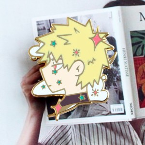 Custom Fashion Soft Enamel Anime Brooch Lapel Pin No Minimum Personalized Logo Custom Enamel Pin