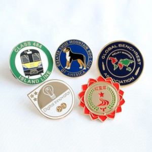 Kumukūʻai hale hana High Quality Metal Custom Baseball Badge Soft Enamel Lapel Pin