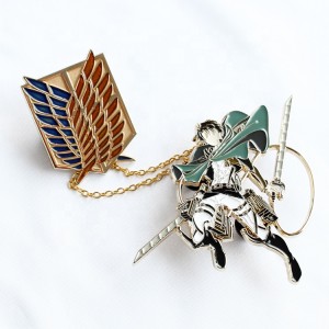 Wholesale Metal Craft Decoration Souvenir Custom Badges Lapel Hard Soft Enamel Pin Custom Pin
