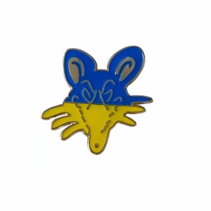 Basic Customization Factory Logo Animal Soft Hard Enamel Badge Lapel Pin for Gifts Custom hand embroidered badge