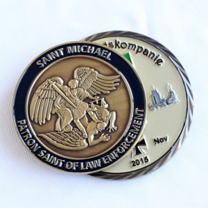 Antique Gold Custom Metal Enamel Military Medal Challenge Souvenir Coin