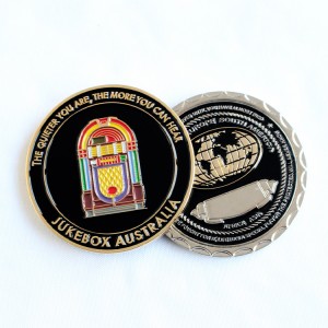 Metal Commemorative Antique Army Military Police 3D Metal Custom Enamel Chief Challenge Coin