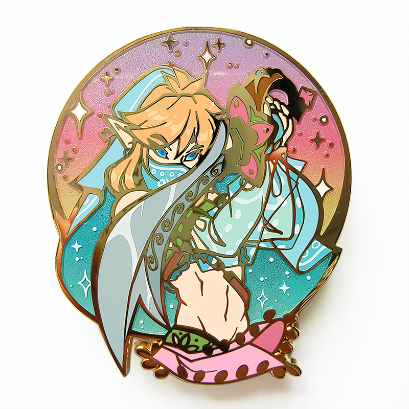 Custom Gradient Pearl Pin