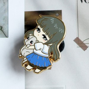 Manufacturers Custom Metal Round Soft and Hard Enamel Pin