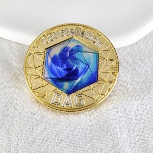 Ubunifu maalum wa Kiwanda Changamoto Mtengenezaji wa Sarafu za 3D Aloi ya Aloi ya Dhahabu ya Silver Metal Enameli Sarafu Maalum za Souvenir